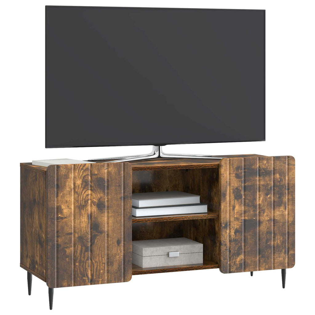 vidaXL Szafka pod telewizor Dąb wędzony 102 x 34,5 x 52 cm