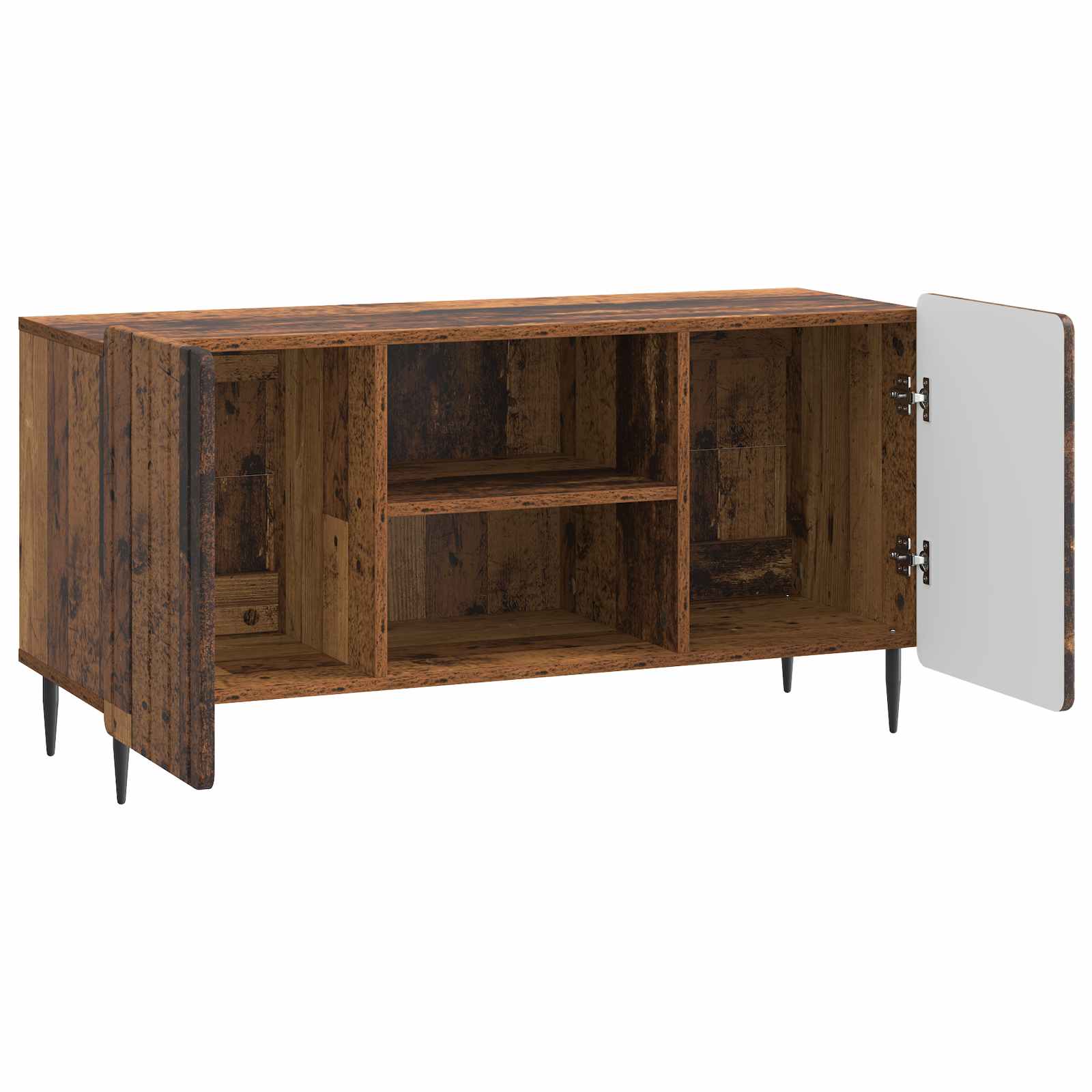 vidaXL Szafka pod telewizor Stare drewno 102 x 34,5 x 52 cm