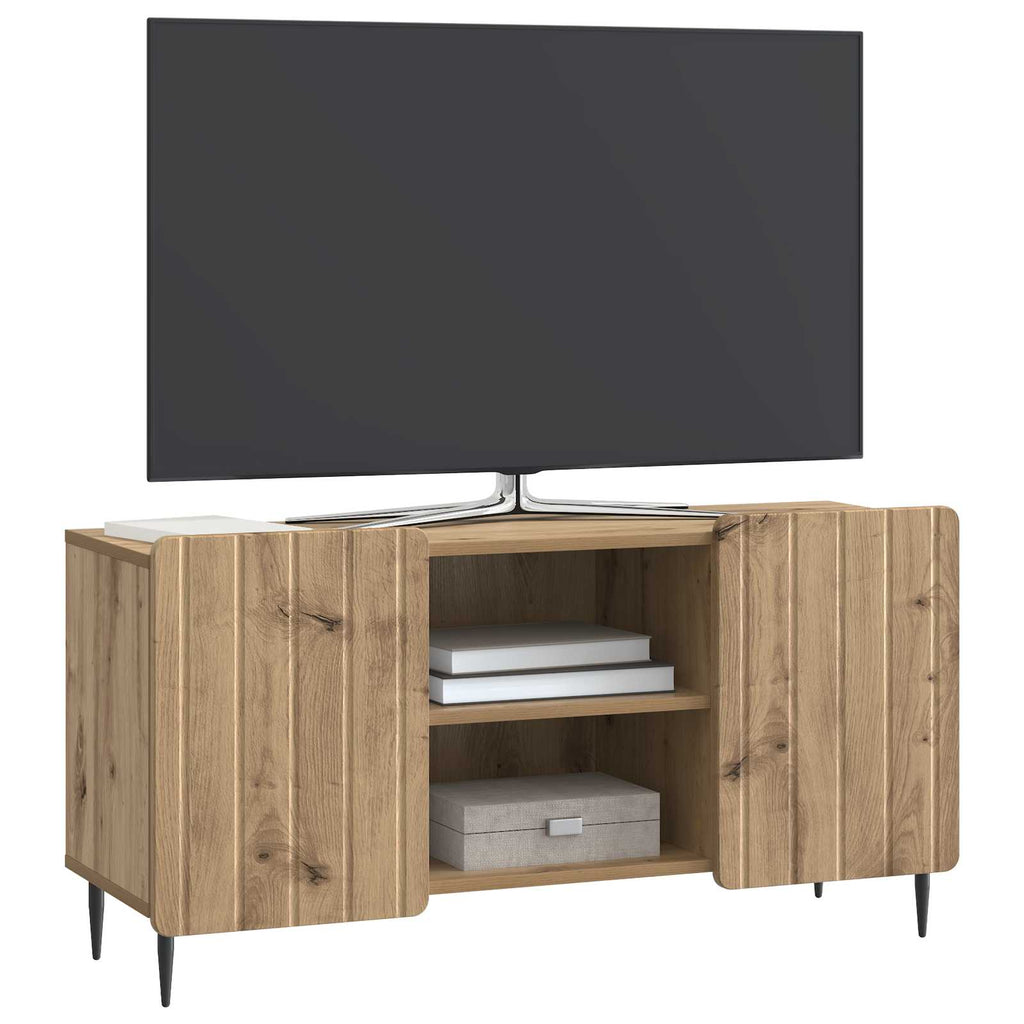 vidaXL Szafka pod telewizor Dąb artisan 102 x 34,5 x 52 cm