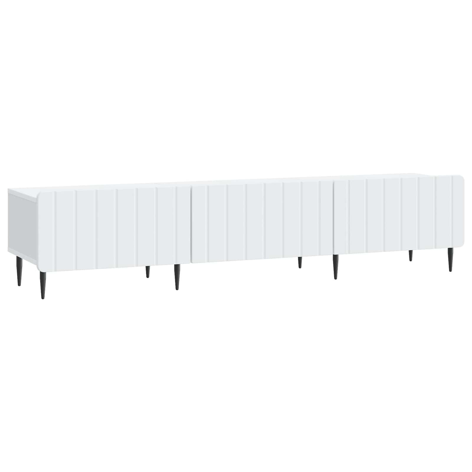 vidaXL Szafka pod telewizor z szufladą Biały 147 x 34,5 x 32 cm