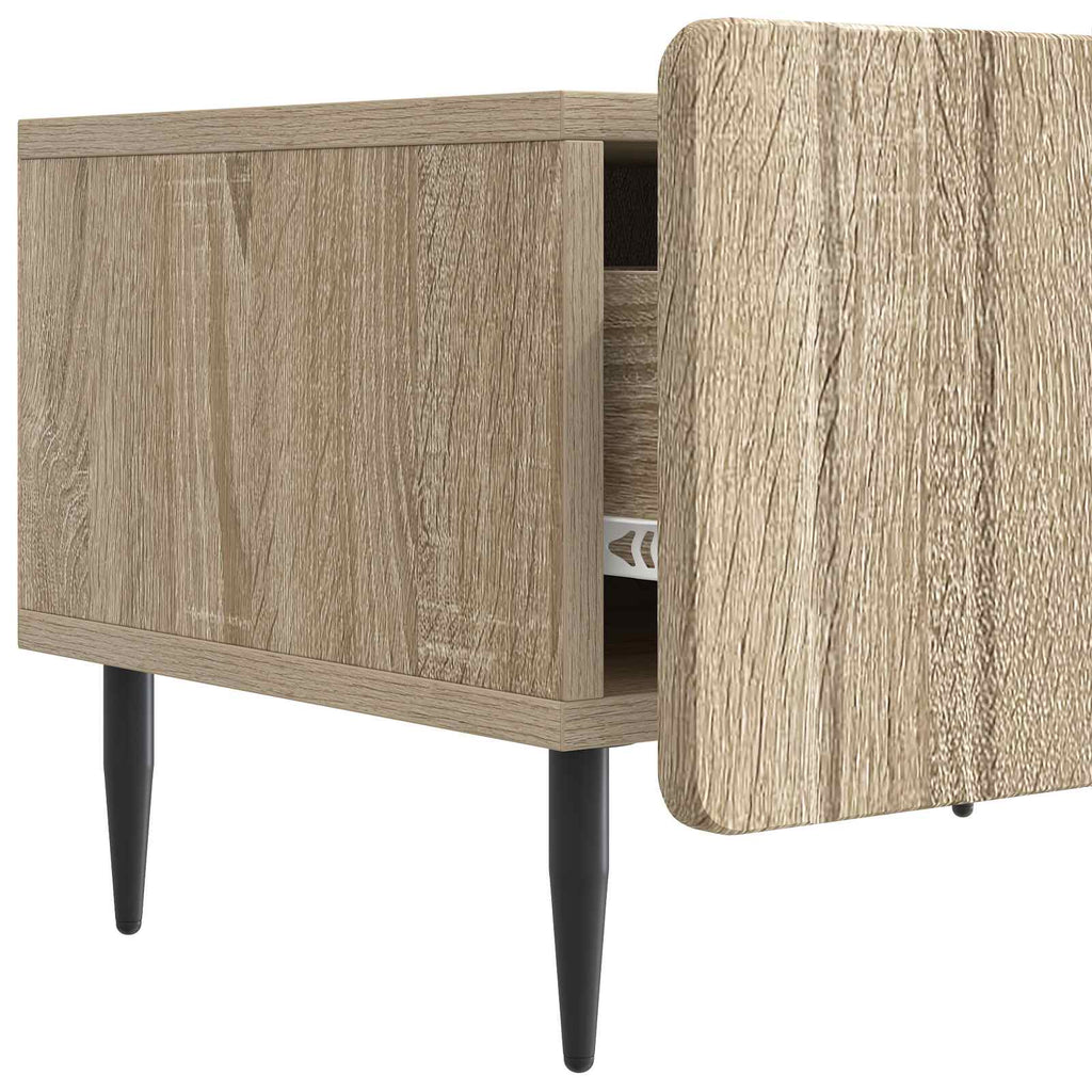 vidaXL Szafka pod telewizor z szufladą dąb Sonoma 147 x 34,5 x 32 cm
