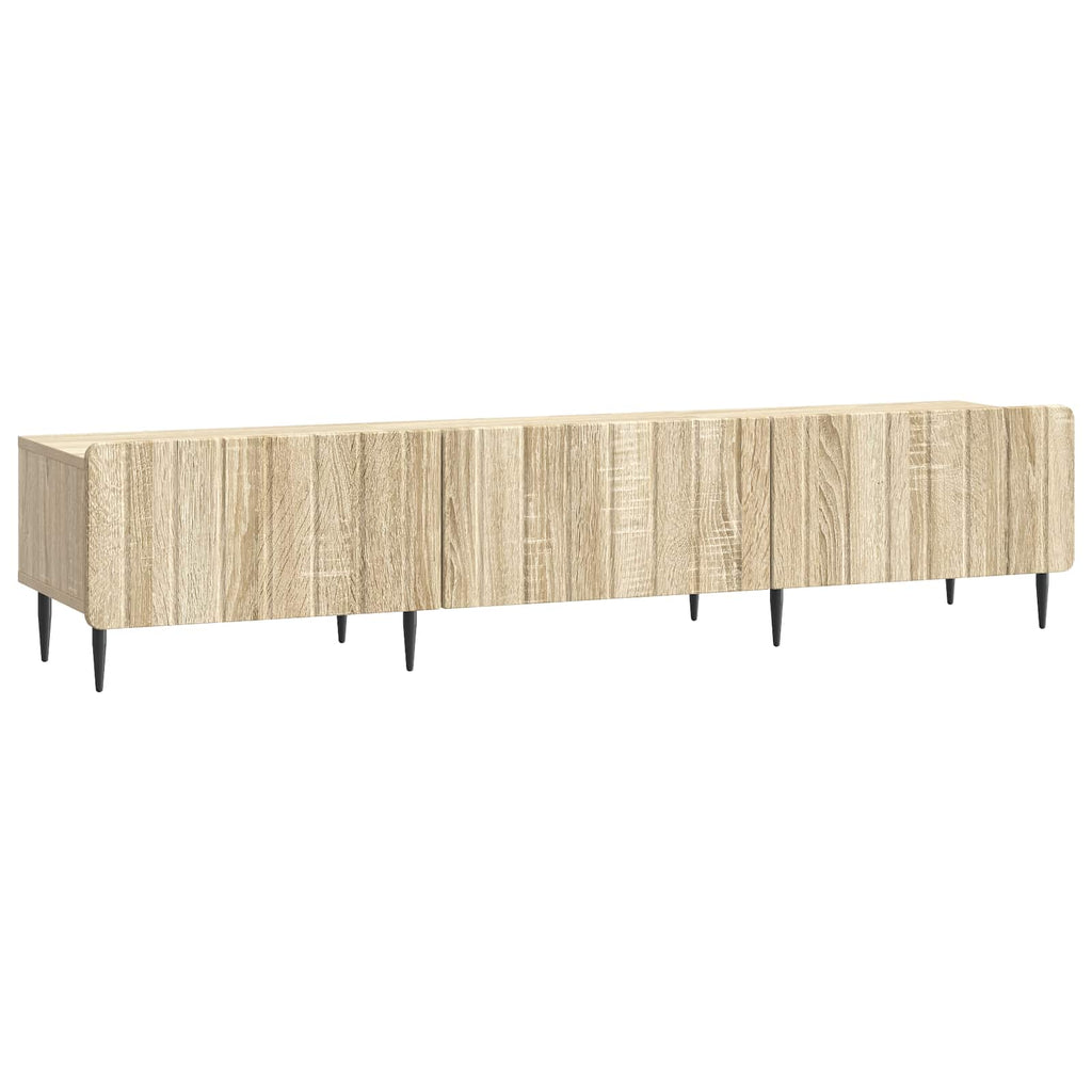 vidaXL Szafka pod telewizor z szufladą dąb Sonoma 147 x 34,5 x 32 cm