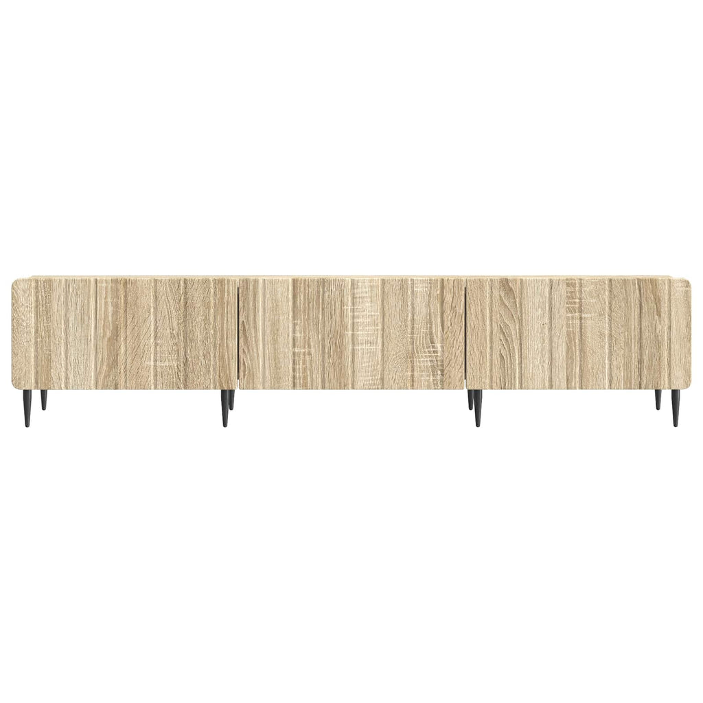 vidaXL Szafka pod telewizor z szufladą dąb Sonoma 147 x 34,5 x 32 cm