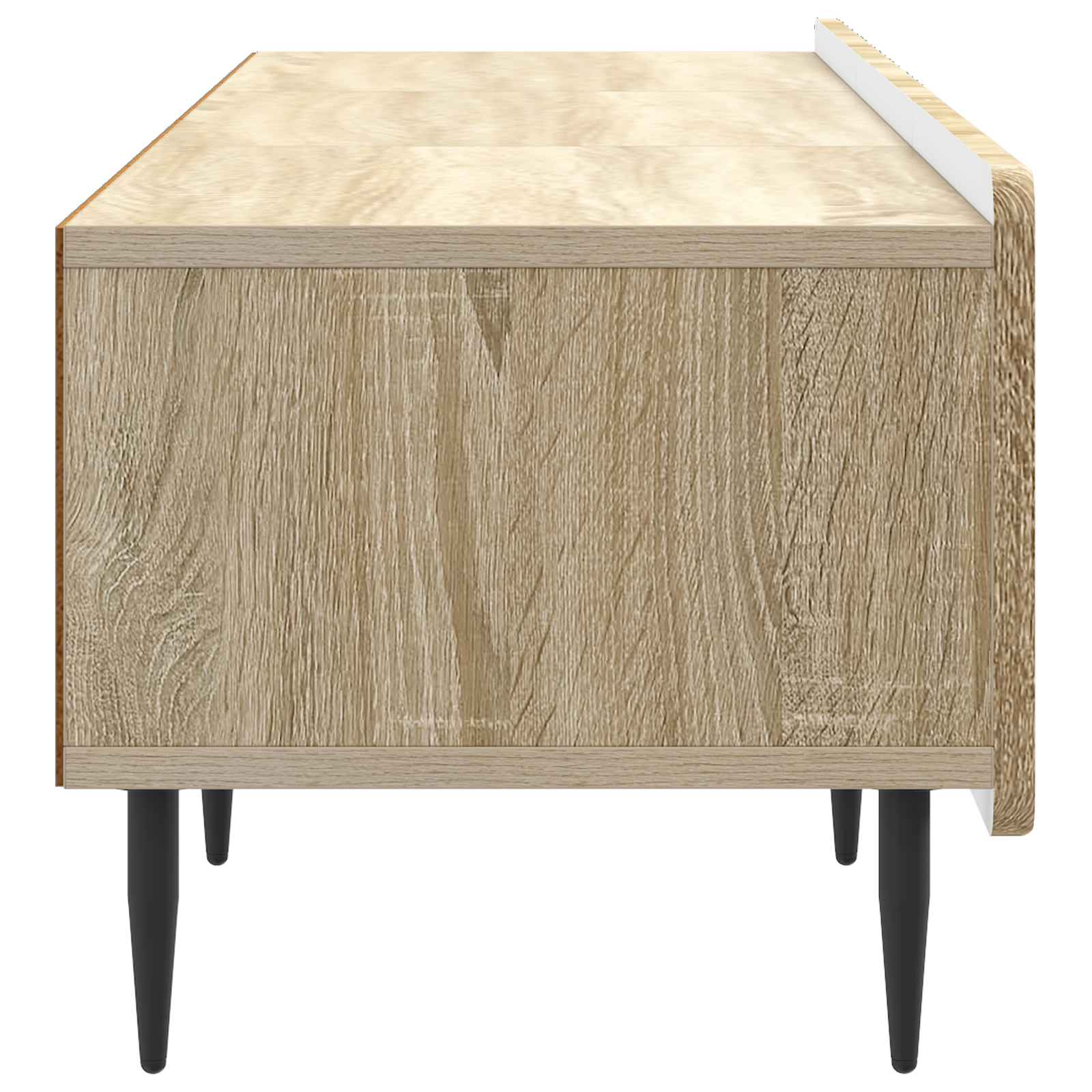 vidaXL Szafka pod telewizor z szufladą dąb Sonoma 147 x 34,5 x 32 cm