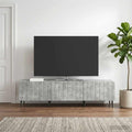 vidaXL Szafka pod telewizor Betonowy szary 147 x 34,5 x 32 cm