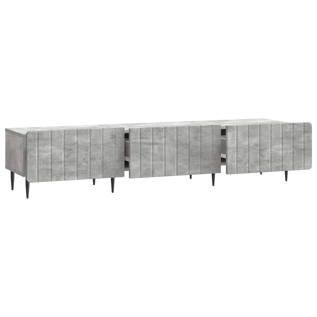 vidaXL Szafka pod telewizor Betonowy szary 147 x 34,5 x 32 cm
