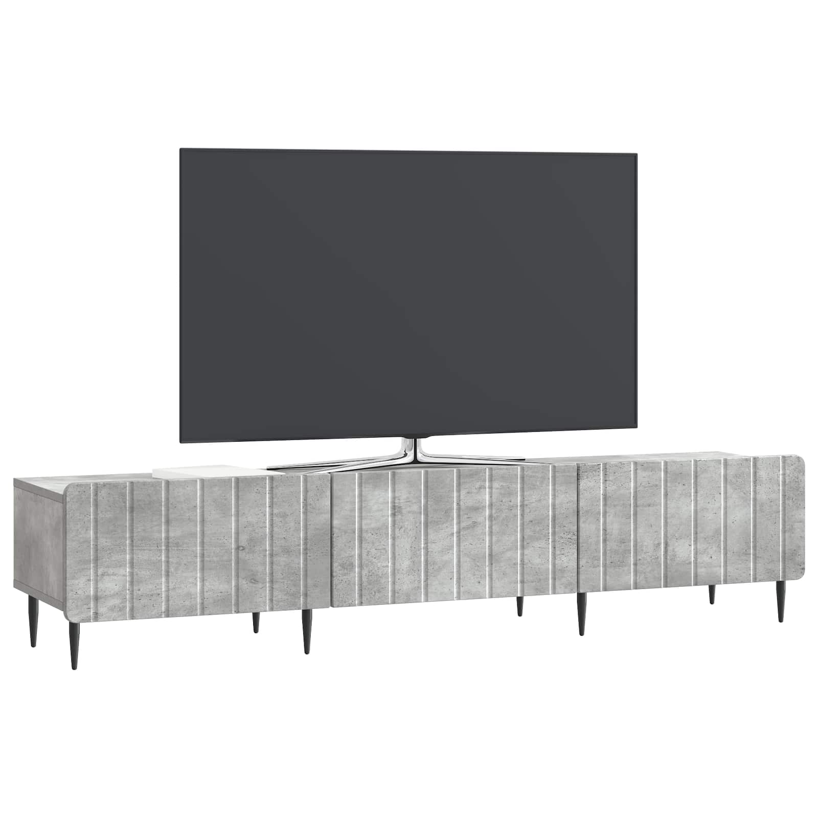 vidaXL Szafka pod telewizor Betonowy szary 147 x 34,5 x 32 cm