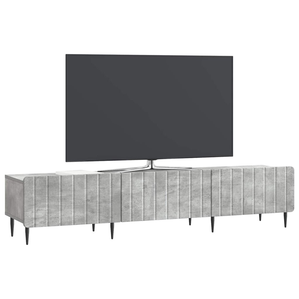 vidaXL Szafka pod telewizor Betonowy szary 147 x 34,5 x 32 cm