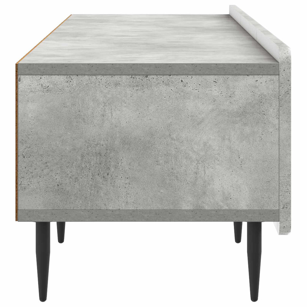vidaXL Szafka pod telewizor Betonowy szary 147 x 34,5 x 32 cm