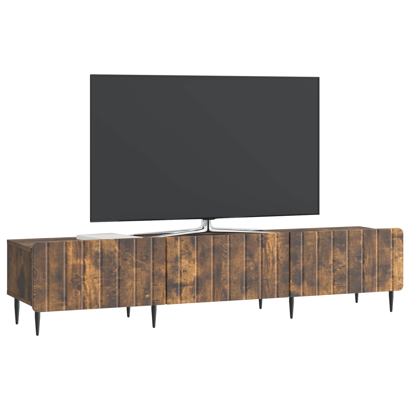 vidaXL Szafka pod telewizor z szufladą Dąb wędzony 147 x 34,5 x 32 cm