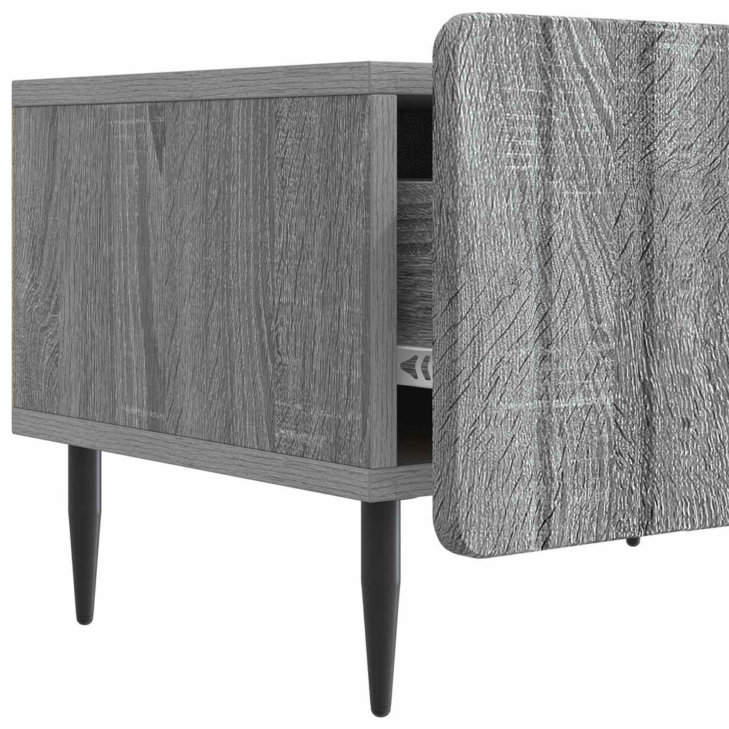 vidaXL Szafka pod telewizor z szufladą Szary Sonoma 147 x 34,5 x 32 cm