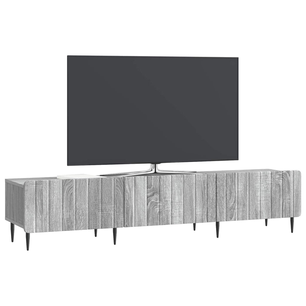vidaXL Szafka pod telewizor z szufladą Szary Sonoma 147 x 34,5 x 32 cm