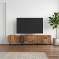 vidaXL Szafka pod telewizor z szufladą Stare drewno 147 x 34,5 x 32 cm