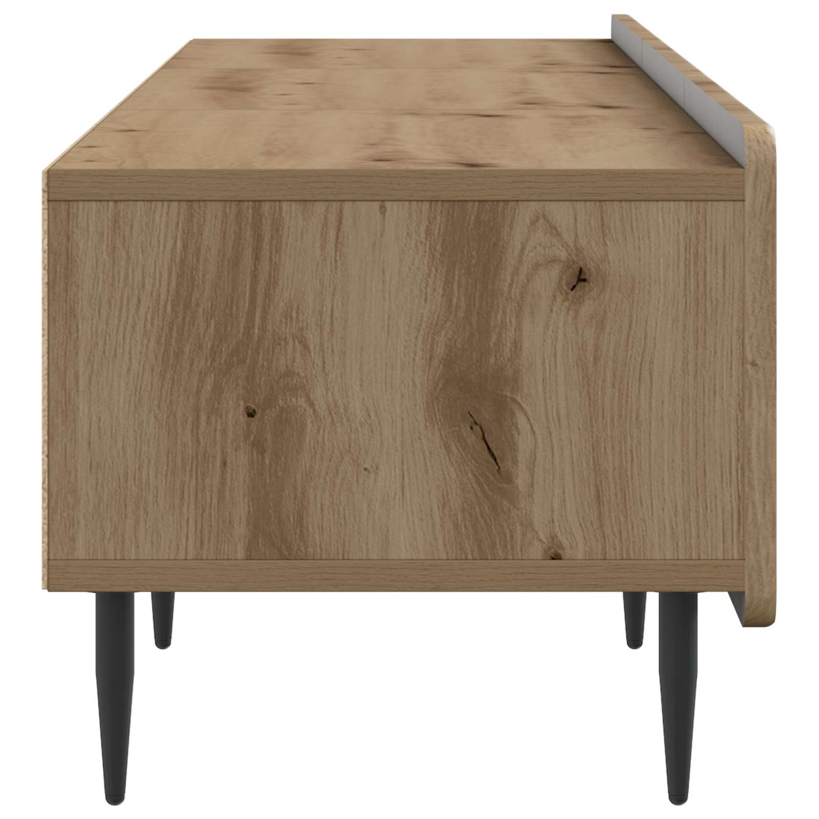 vidaXL Szafka pod telewizor z szufladą Dąb artisan 147 x 34,5 x 32 cm