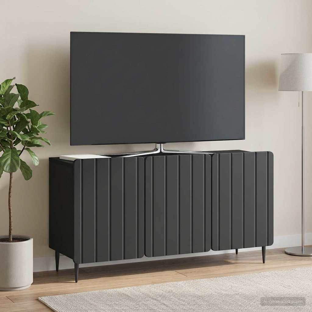 vidaXL Szafka pod telewizor Czarny 99 x 34,5 x 52 cm