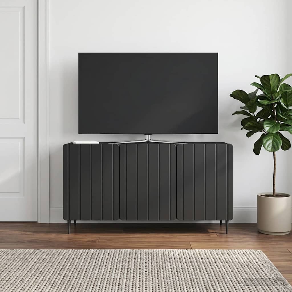 vidaXL Szafka pod telewizor Czarny 99 x 34,5 x 52 cm