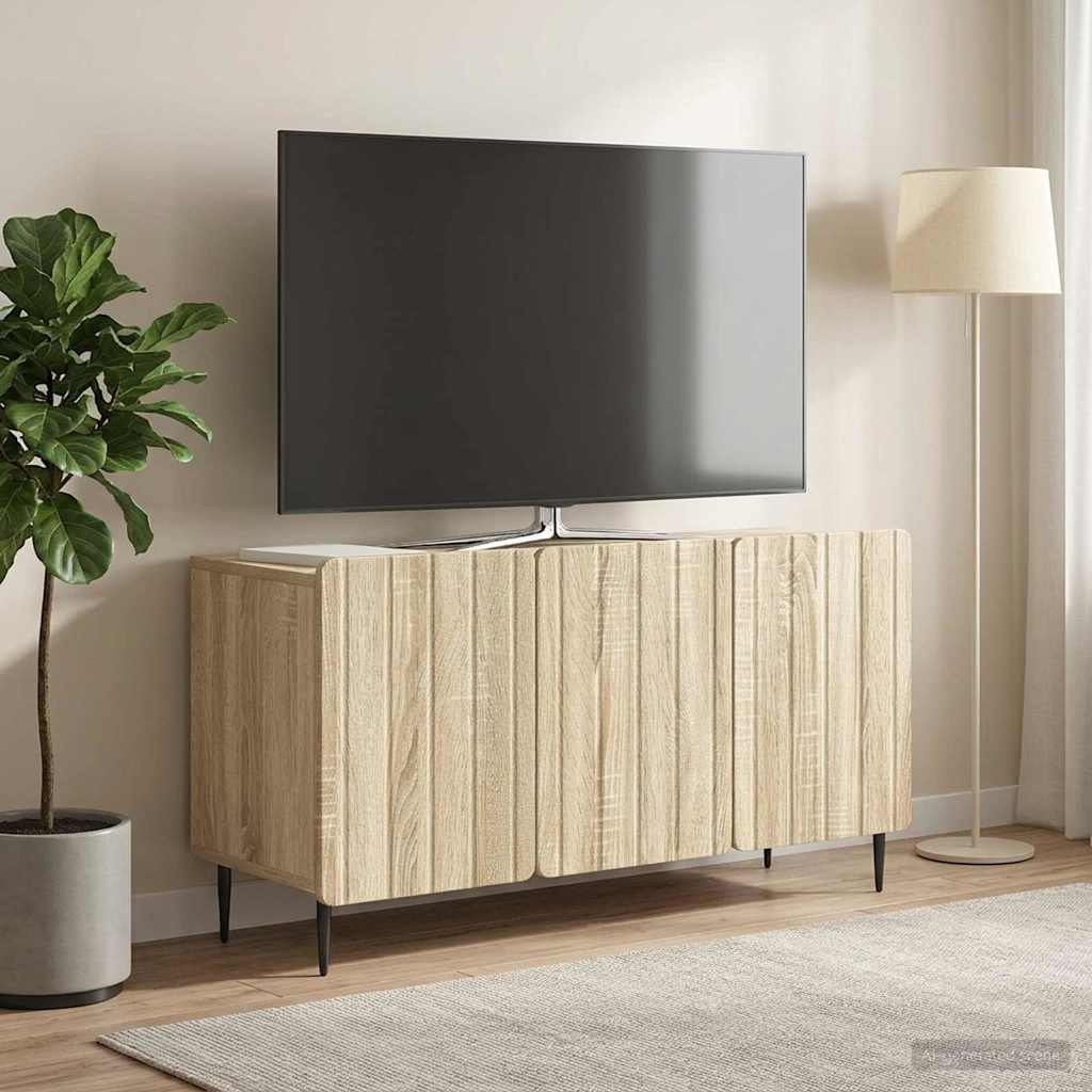 vidaXL Szafka pod telewizor dąb Sonoma 99 x 34,5 x 52 cm