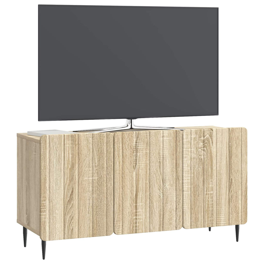 vidaXL Szafka pod telewizor dąb Sonoma 99 x 34,5 x 52 cm