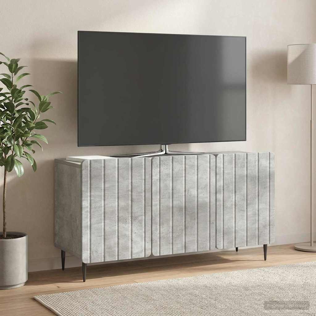 vidaXL Szafka pod telewizor Betonowy szary 99 x 34,5 x 52 cm