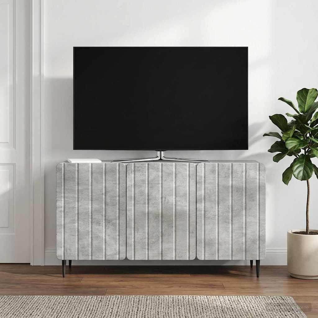 vidaXL Szafka pod telewizor Betonowy szary 99 x 34,5 x 52 cm