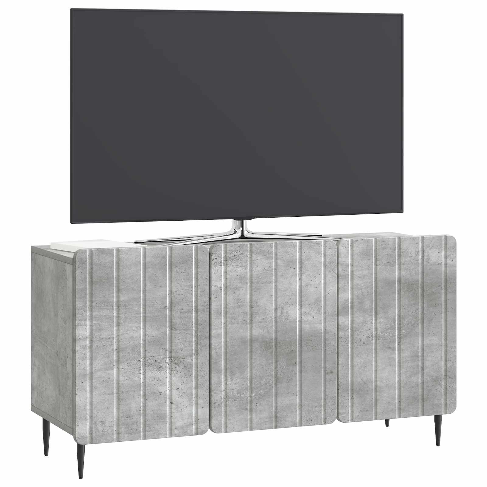 vidaXL Szafka pod telewizor Betonowy szary 99 x 34,5 x 52 cm