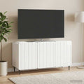 vidaXL Szafka pod telewizor Biały wysoki połysk 99 x 34,5 x 52 cm