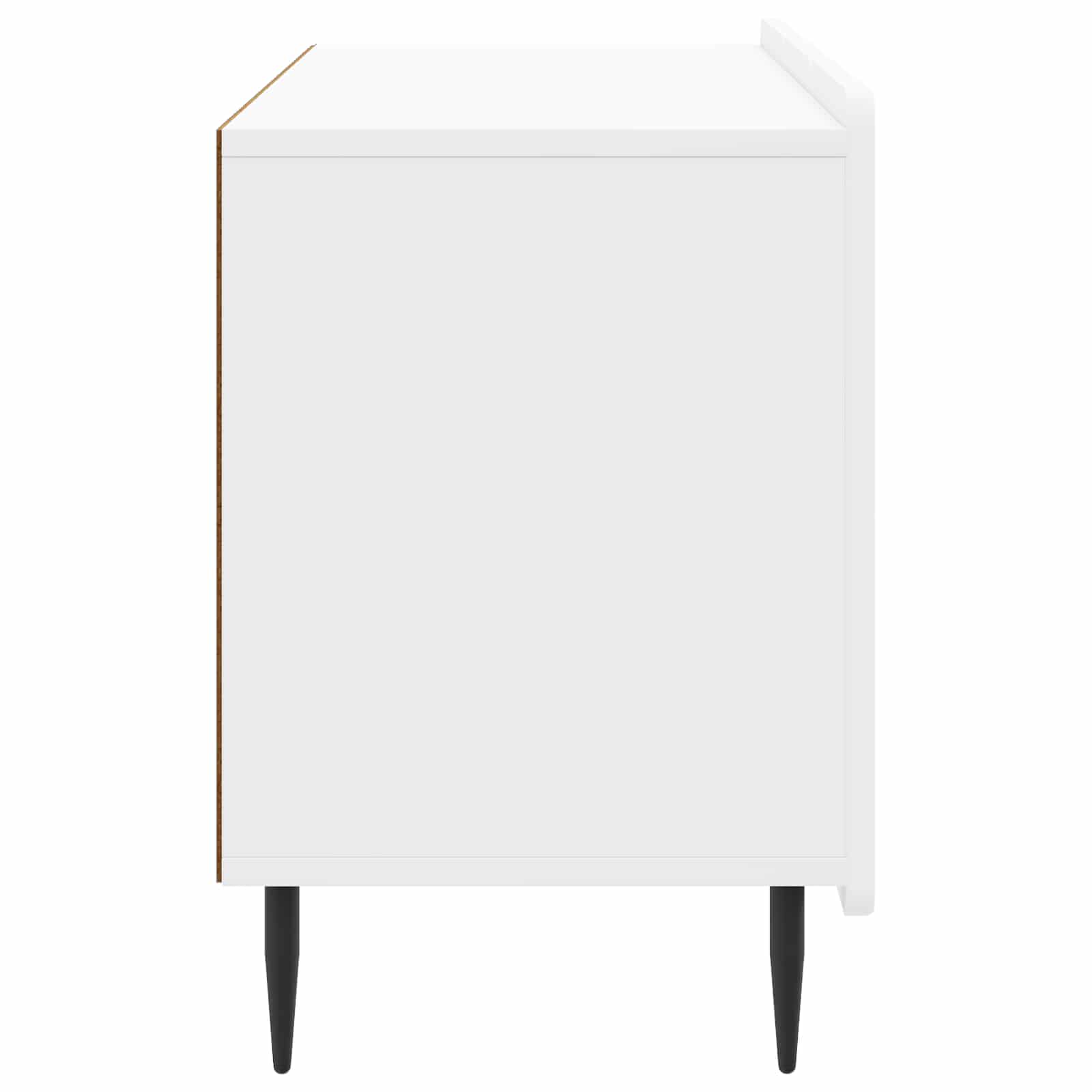 vidaXL Szafka pod telewizor Biały wysoki połysk 99 x 34,5 x 52 cm