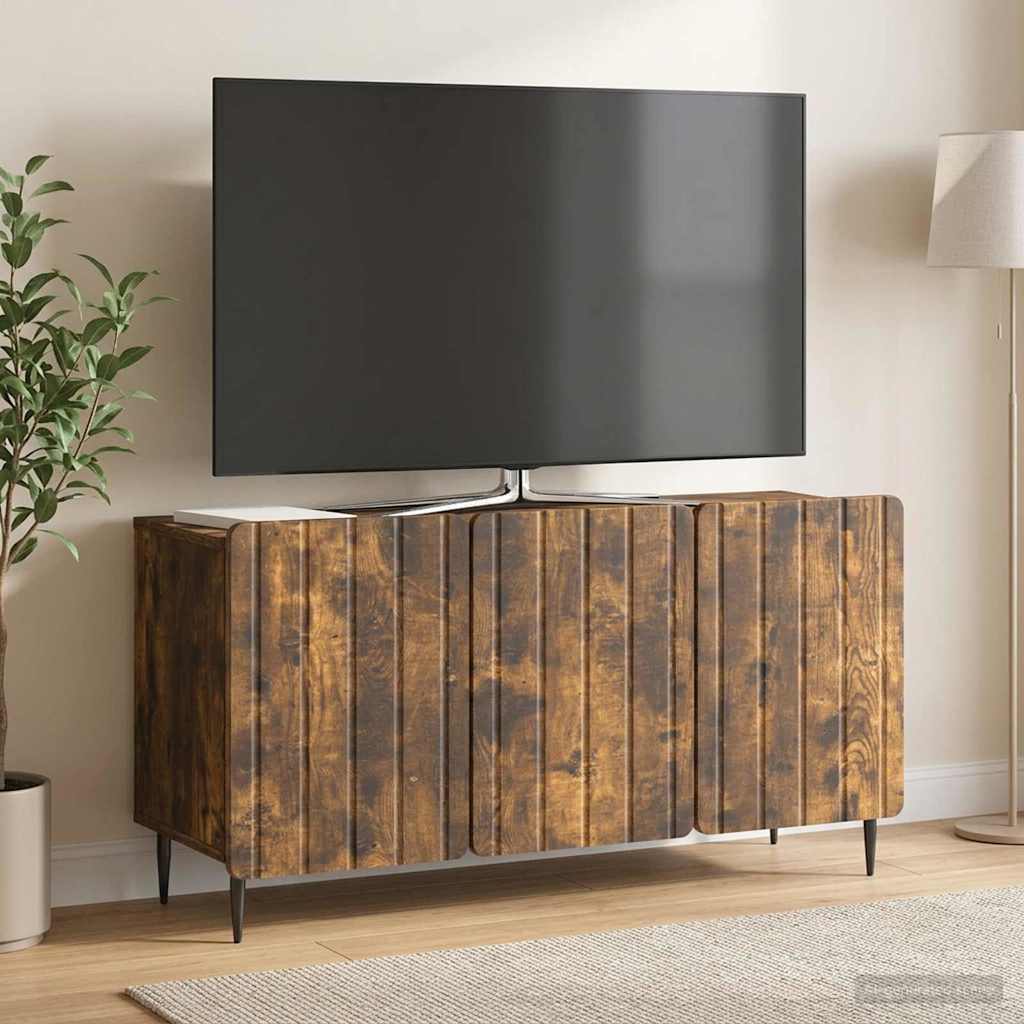 vidaXL Szafka pod telewizor Dąb wędzony 99 x 34,5 x 52 cm