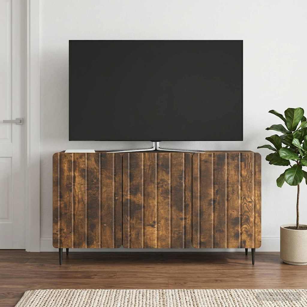 vidaXL Szafka pod telewizor Dąb wędzony 99 x 34,5 x 52 cm