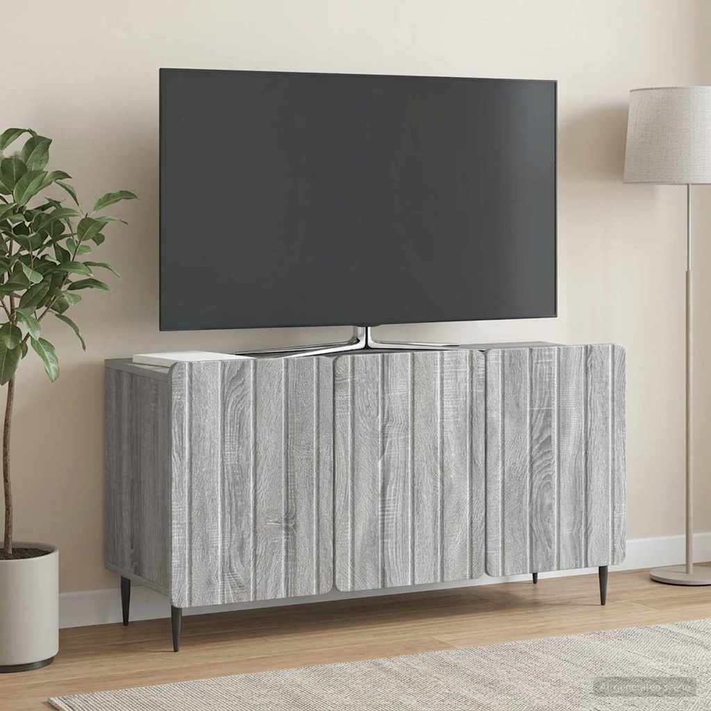 vidaXL Szafka pod telewizor Szary Sonoma 99 x 34,5 x 52 cm