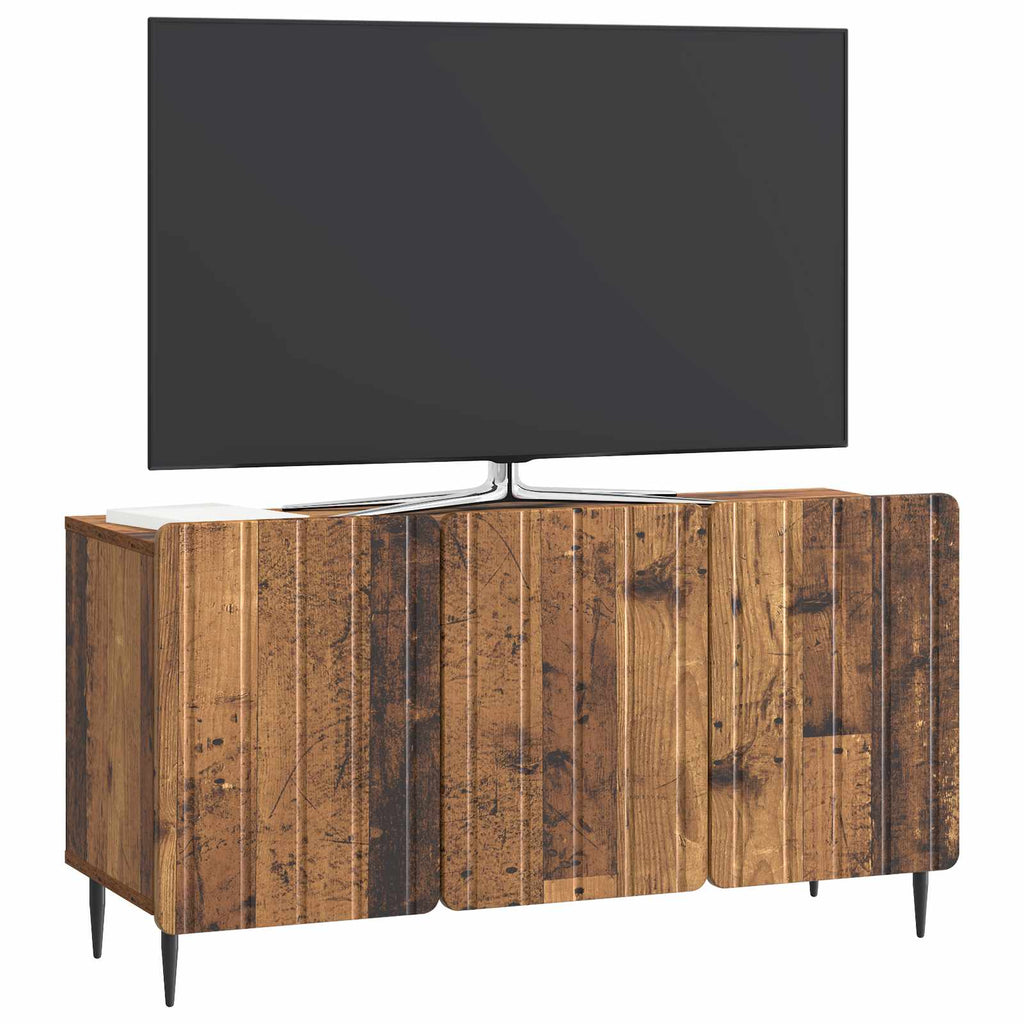 vidaXL Szafka pod telewizor Stare drewno 99 x 34,5 x 52 cm