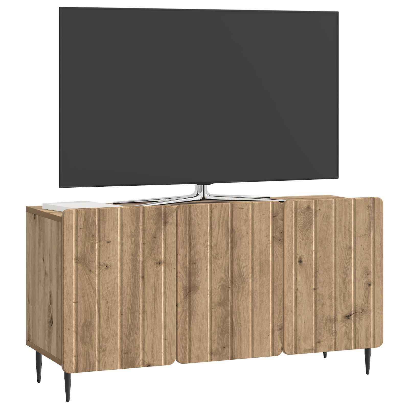 vidaXL Szafka pod telewizor Dąb artisan 99 x 34,5 x 52 cm