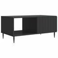 vidaXL Stolik kawowy Czarny 90 x 50 x 40 cm Drewno inżynieryjne