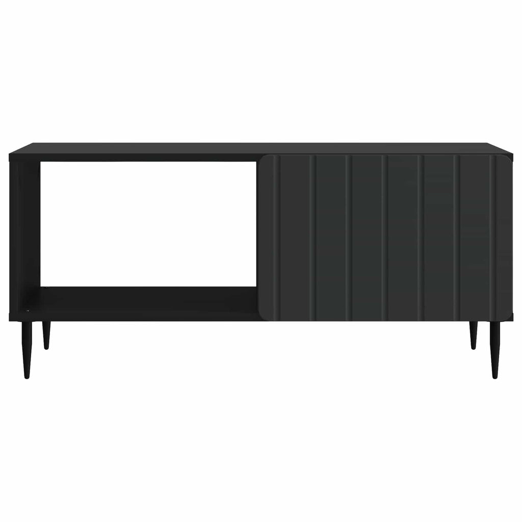 vidaXL Stolik kawowy Czarny 90 x 50 x 40 cm Drewno inżynieryjne