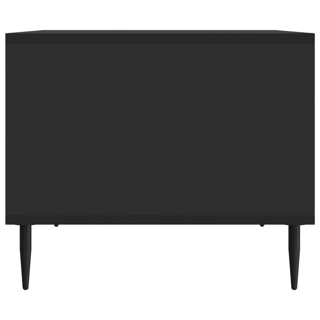 vidaXL Stolik kawowy Czarny 90 x 50 x 40 cm Drewno inżynieryjne