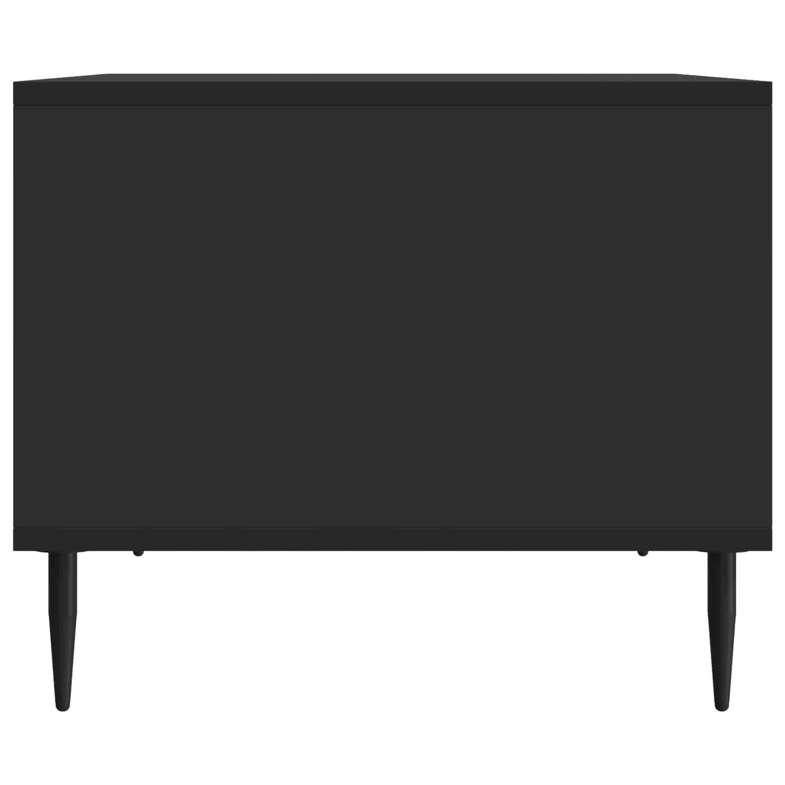 vidaXL Stolik kawowy Czarny 90 x 50 x 40 cm Drewno inżynieryjne