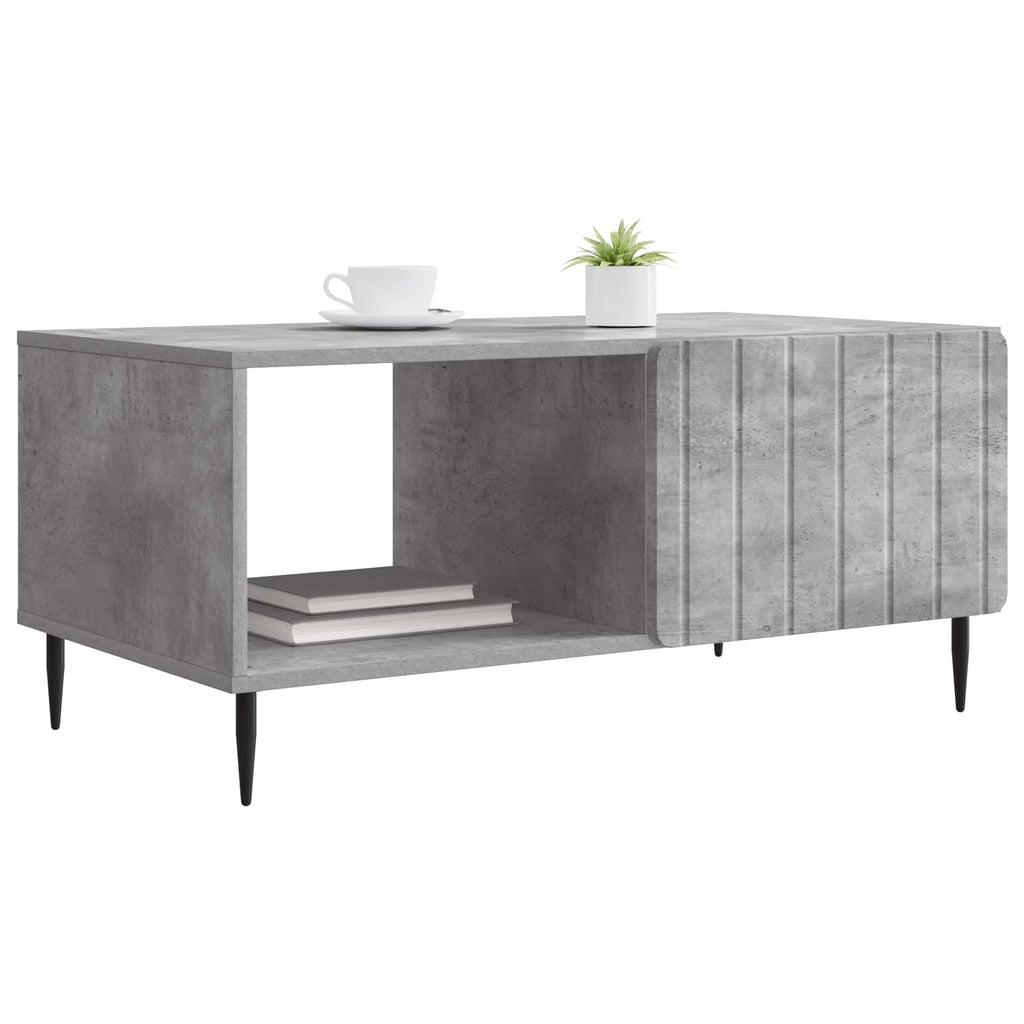 vidaXL Stolik kawowy Betonowy szary 90 x 50 x 40 cm