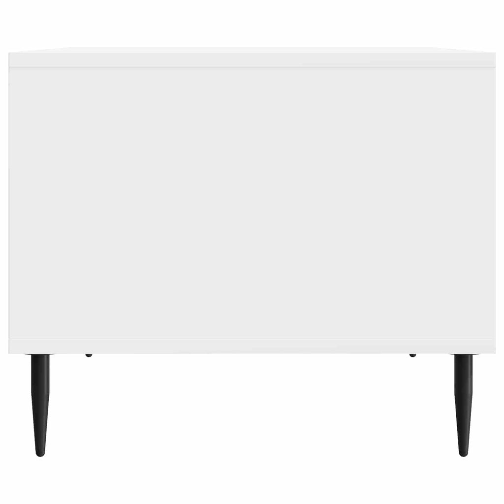 vidaXL Stolik kawowy Biały wysoki połysk 90 x 50 x 40 cm
