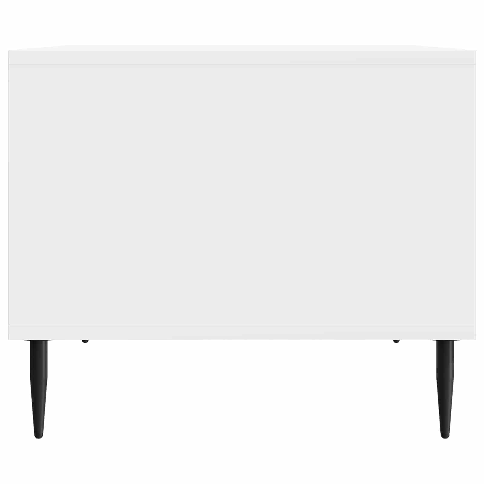 vidaXL Stolik kawowy Biały wysoki połysk 90 x 50 x 40 cm
