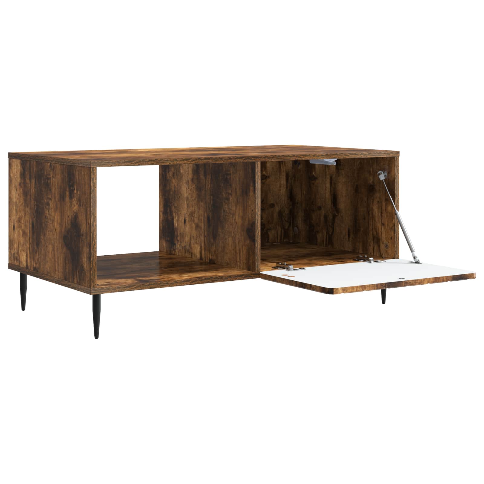 vidaXL Stolik kawowy Dąb wędzony 90 x 50 x 40 cm Drewno inżynieryjne