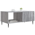 vidaXL Stolik kawowy Szary Sonoma 90 x 50 x 40 cm Drewno inżynieryjne