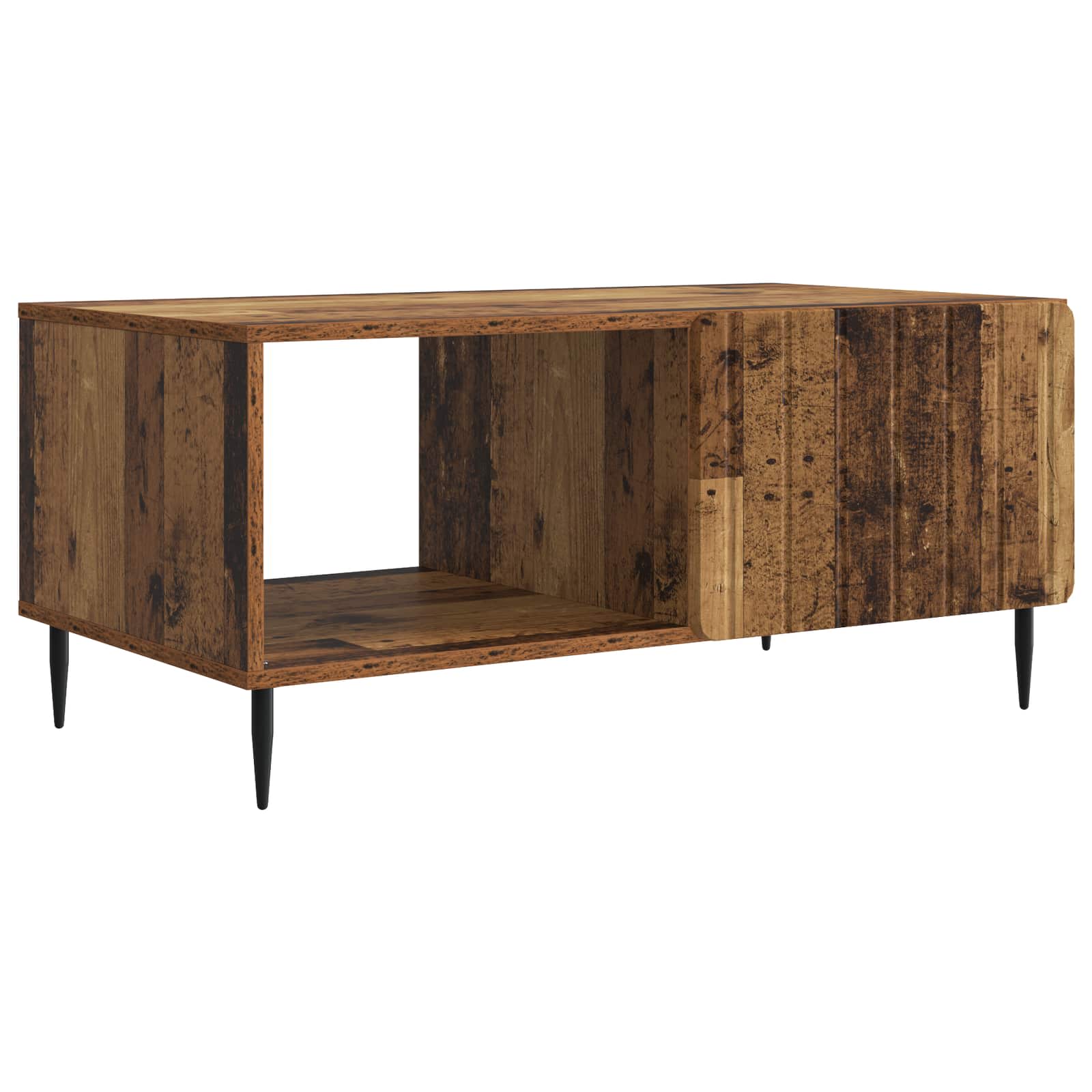 vidaXL Stolik kawowy Stare drewno 90 x 50 x 40 cm Drewno inżynieryjne