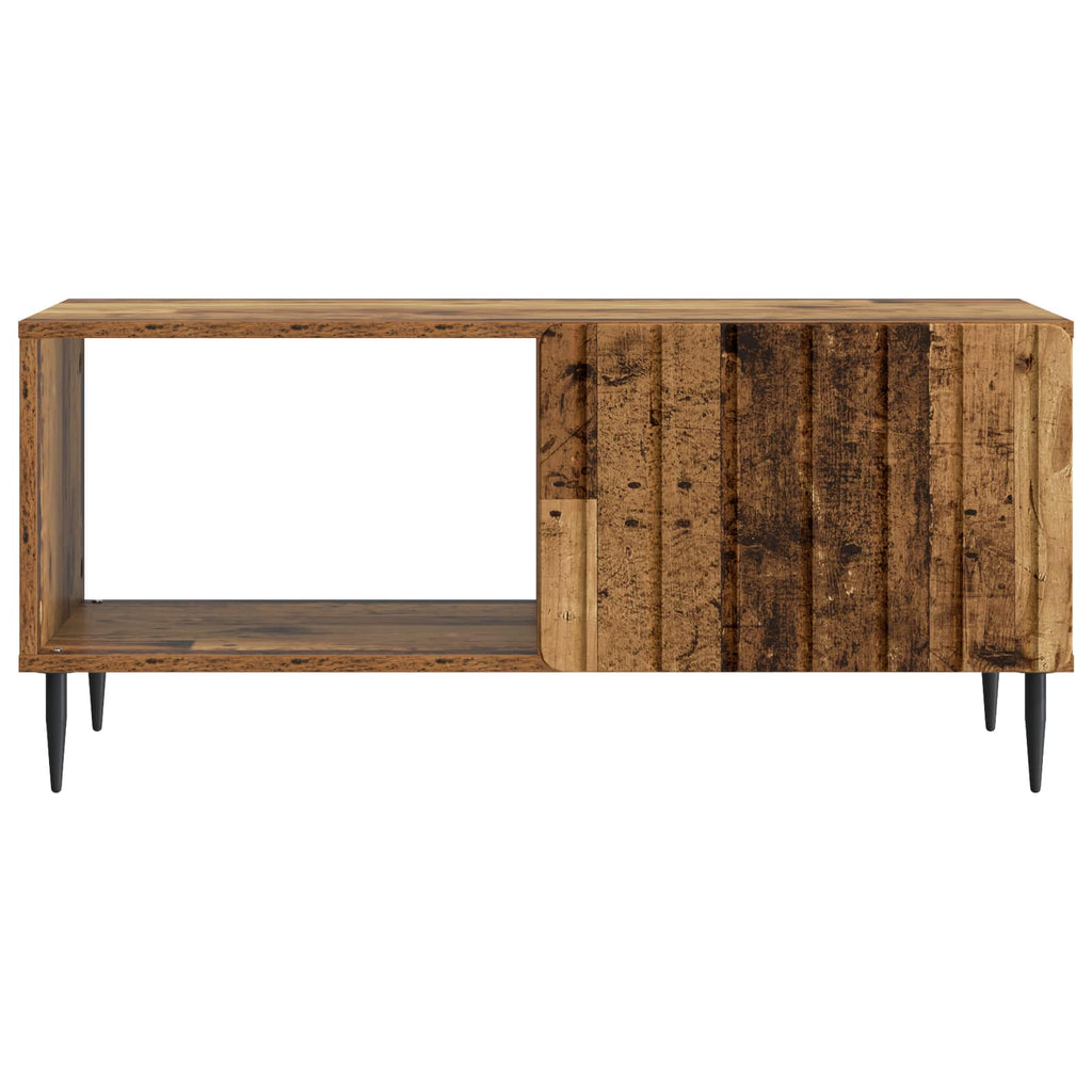vidaXL Stolik kawowy Stare drewno 90 x 50 x 40 cm Drewno inżynieryjne