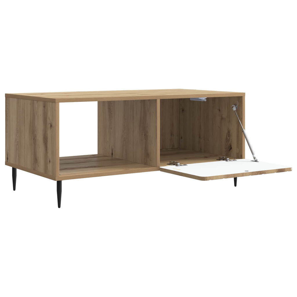 vidaXL Stolik kawowy Dąb artisan 90 x 50 x 40 cm Drewno inżynieryjne
