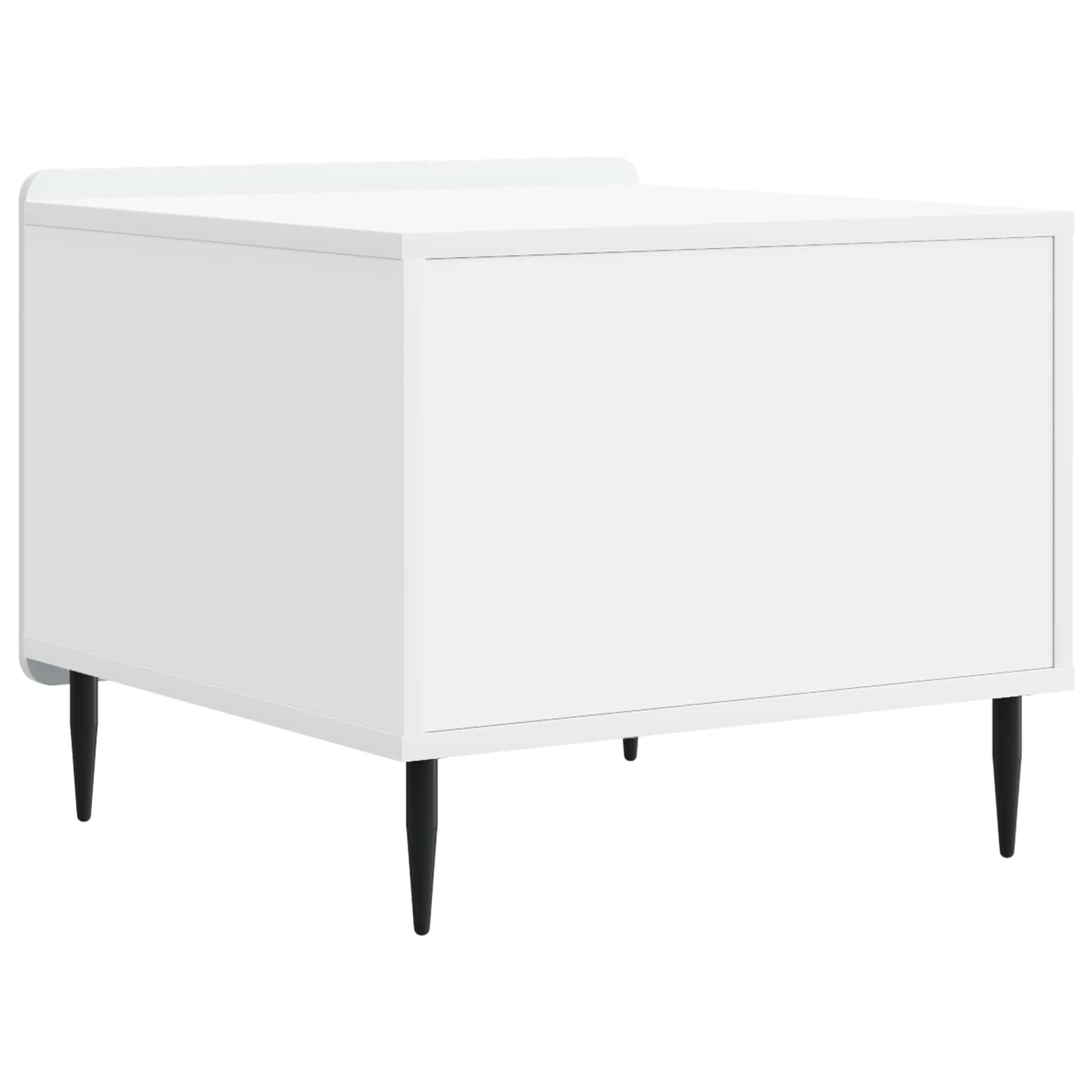 vidaXL Stolik kawowy Biały 49 x 50 x 42 cm Drewno inżynieryjne
