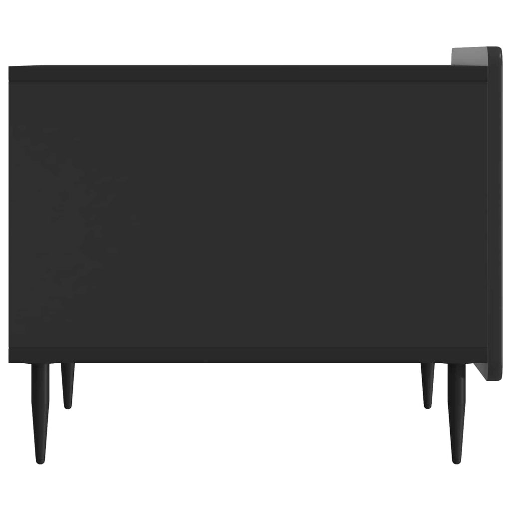 vidaXL Stolik kawowy Czarny 49 x 50 x 42 cm Drewno inżynieryjne