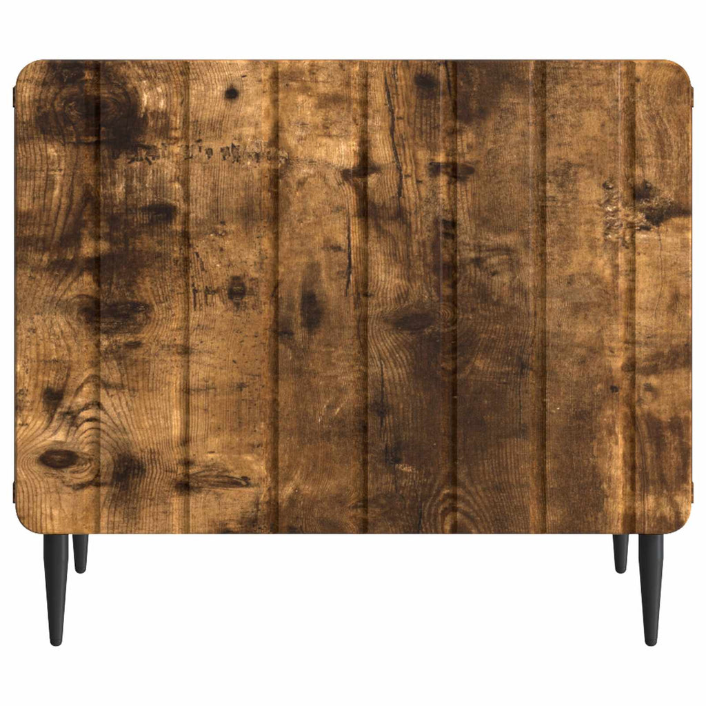 vidaXL Stolik kawowy Dąb wędzony 49 x 50 x 42 cm Drewno inżynieryjne