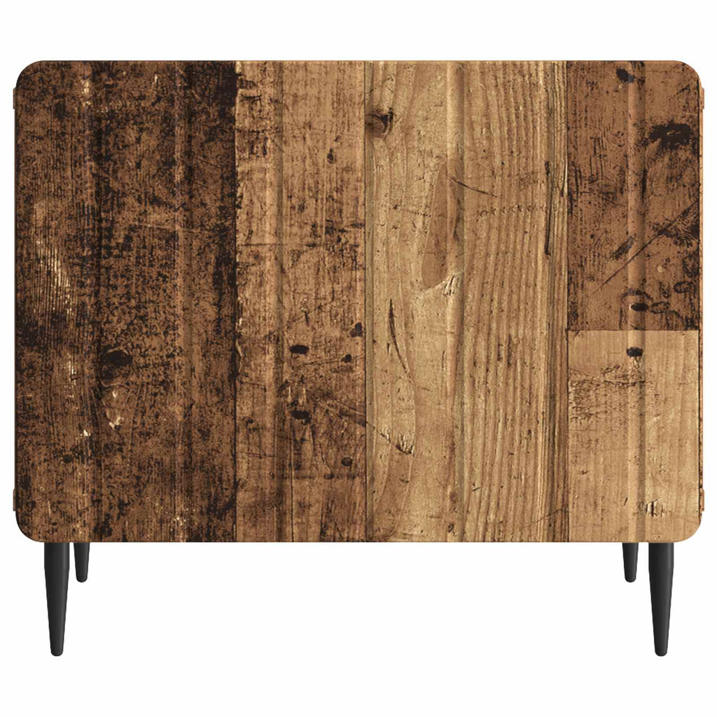 vidaXL Stolik kawowy Stare drewno 49 x 50 x 42 cm Drewno inżynieryjne