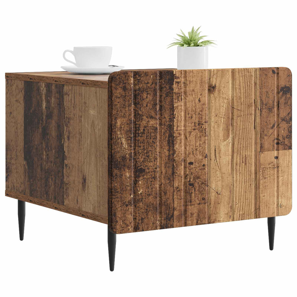 vidaXL Stolik kawowy Stare drewno 49 x 50 x 42 cm Drewno inżynieryjne
