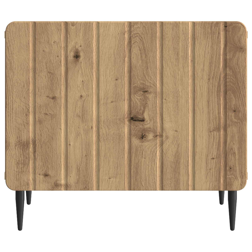 vidaXL Stolik kawowy Dąb artisan 49 x 50 x 42 cm Drewno inżynieryjne